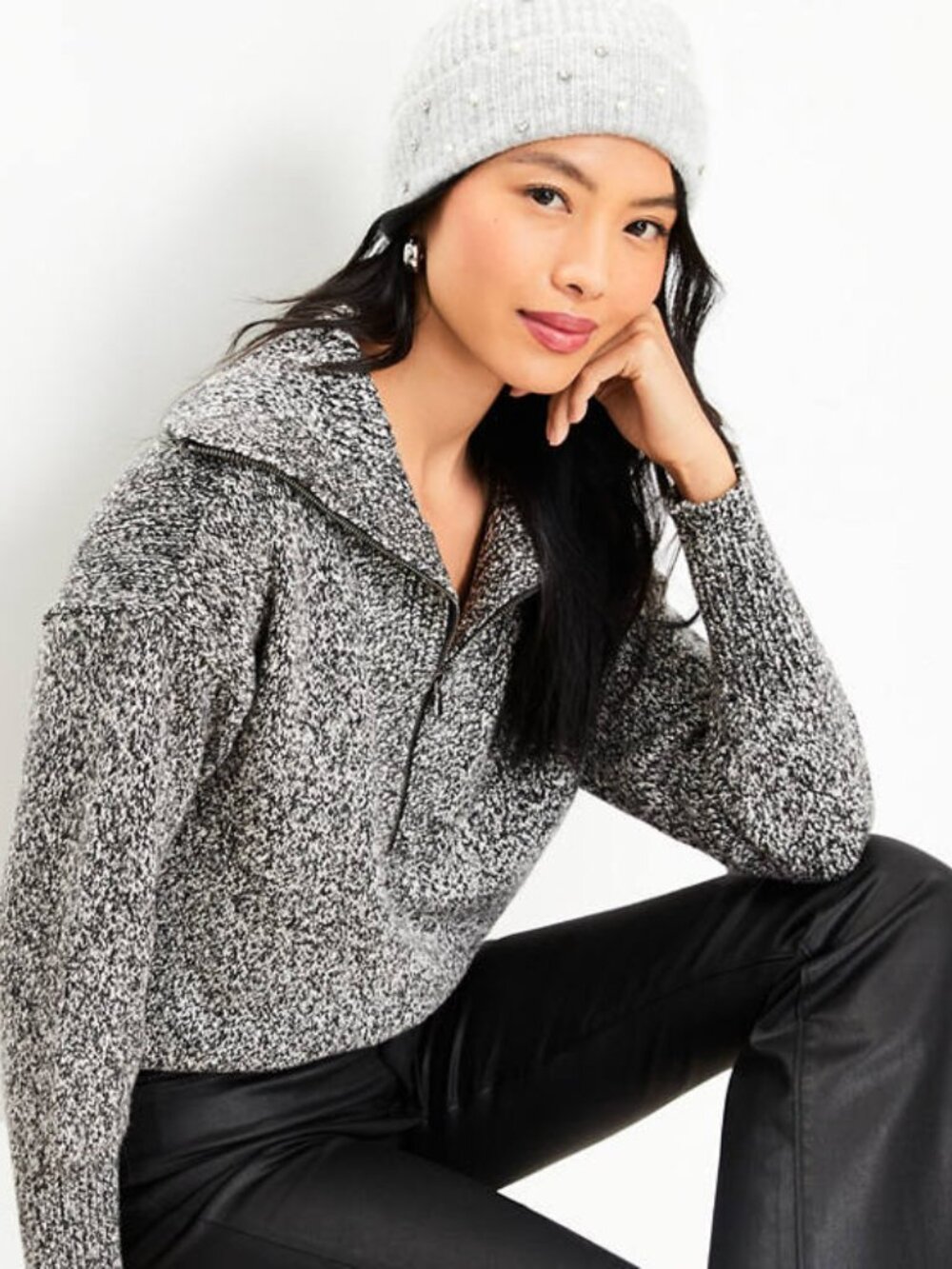 LOFT Half Zip Sweater - XS